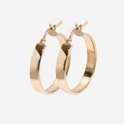 Bandon Hoop Earrings - 20mm | 14ct Gold