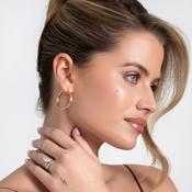 Bandon Hoop Earrings - 30mm | 14ct Gold