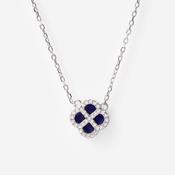 Blue Palace Necklace | Sterling Silver image