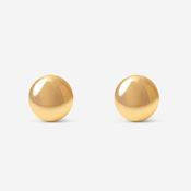 Button Earrings | 9ct Gold