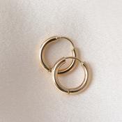 Chunky Huggie Earrings | 9ct Gold