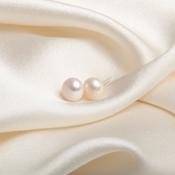Classic Pearl Stud Earrings 10mm | Sterling Silver image