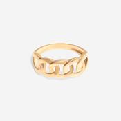Curb Link Ring | 9ct Gold image