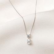 DESTINY - 0.75ct | Lab Grown Diamond Necklace in 9ct White Gold