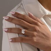 DEUCE 3ct | Toi Et Moi Lab Grown Diamond Engagement Ring in 18ct Gold