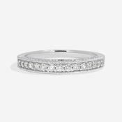 DORADO | Natural Diamond Wedding Ring in 9ct White Gold image