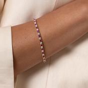 DREAM - Ruby | Lab Grown Diamond Tennis Bracelet in 10ct Gold image