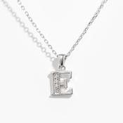 'E' Necklace | Sterling Silver image