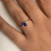 ELLA | Sapphire Diamond Ring