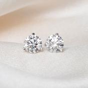 ELLE - 3ct | Lab Grown Diamond Studs in 9ct White Gold