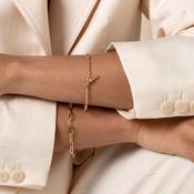 Elva T-Bar Bracelet | 9ct Gold