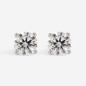 EVE - 2ct | Lab Grown Diamond Studs in 18ct White Gold image