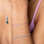 FAITH - 1ct | Lab Grown Diamond Tennis Bracelet in 9ct Gold