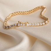 FAITH - 4ct | Lab Grown Diamond Tennis Bracelet in 9ct Gold