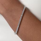 FAITH - 5ct | Lab Grown Diamond Tennis Bracelet in 9ct White Gold