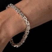 Flynn | Sterling Silver Gents Byzantine Bracelet image