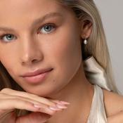 French Pearl Drop Earrings | 9ct Gold image