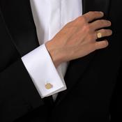 Gents Cushion Signet Ring | 9ct Gold image