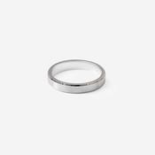Gents Ring - 4mm | Sterling Silver