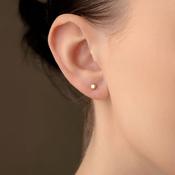 Gold Bead Studs | 9ct Gold