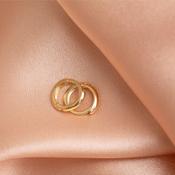 Golden Huggie Earrings - 7mm | 9ct Gold image