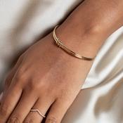 Golden Loop Bangle | 9ct Gold