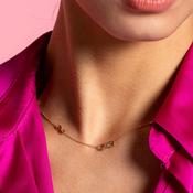 Graduated Infinity Necklace | 9ct Gold image