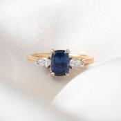 GWEN | Sapphire &amp; Diamond Ring image