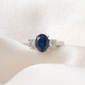 HALCYON | Diamond &amp; Sapphire Ring image