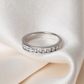 HANNAH | Lab Grown Diamond Wedding Ring in Platinum image