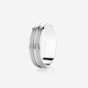 HENDERSON 6mm | Men's Wedding Ring in 9ct White Gold image