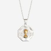 Hexagon Communion Medal | Sterling Silver
