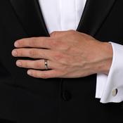HORAN 5mm | Men's Wedding Ring in Palladium 500