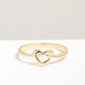Infinity Heart Ring | 9ct Gold image