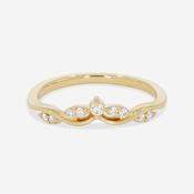 KINGA | Natural Diamond Wedding Ring in 18ct Gold image