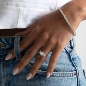 KINVARA 2.30ct | Round 3-Stone Lab Grown Diamond Engagement Ring in Platinum image