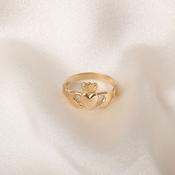 Ladies Plain Claddagh Ring | 10ct Gold