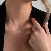 LOVE YOU | Lab Grown Diamond Necklace in 9ct Gold