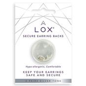 Lox Earring Backs | Silver Tone