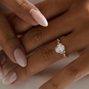 LUCY 1.80ct | Oval Lab Grown Diamond Engagement Ring in 18ct Gold