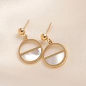 Lunar Glow Earrings | 9ct Gold