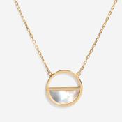 Lunar Glow Necklace | 9ct Gold
