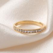 MARGOT| Lab Grown Diamond Wedding Ring in 18ct Gold image