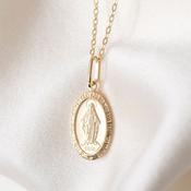 Miraculous Medal - Large | 9ct Gold