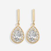 Morning Dew Drop Earrings | 9ct Gold