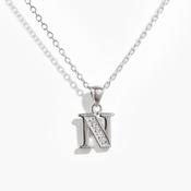 'N' Necklace | Sterling Silver image