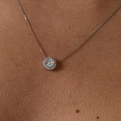 NAOMI - 0.63ct | Lab Grown Diamond Necklace in 9ct White Gold