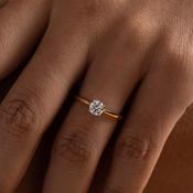 ORCHID 0.50ct | Round Solitaire Natural Diamond Engagement Ring in 18ct Gold