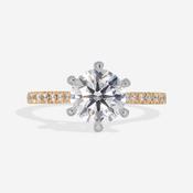 ORION 1.70ct | Round Solitaire Lab Grown Diamond Engagement Ring in 18ct Gold image