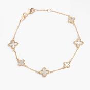 Palace Mother of Pearl Bracelet | 9ct Gold
